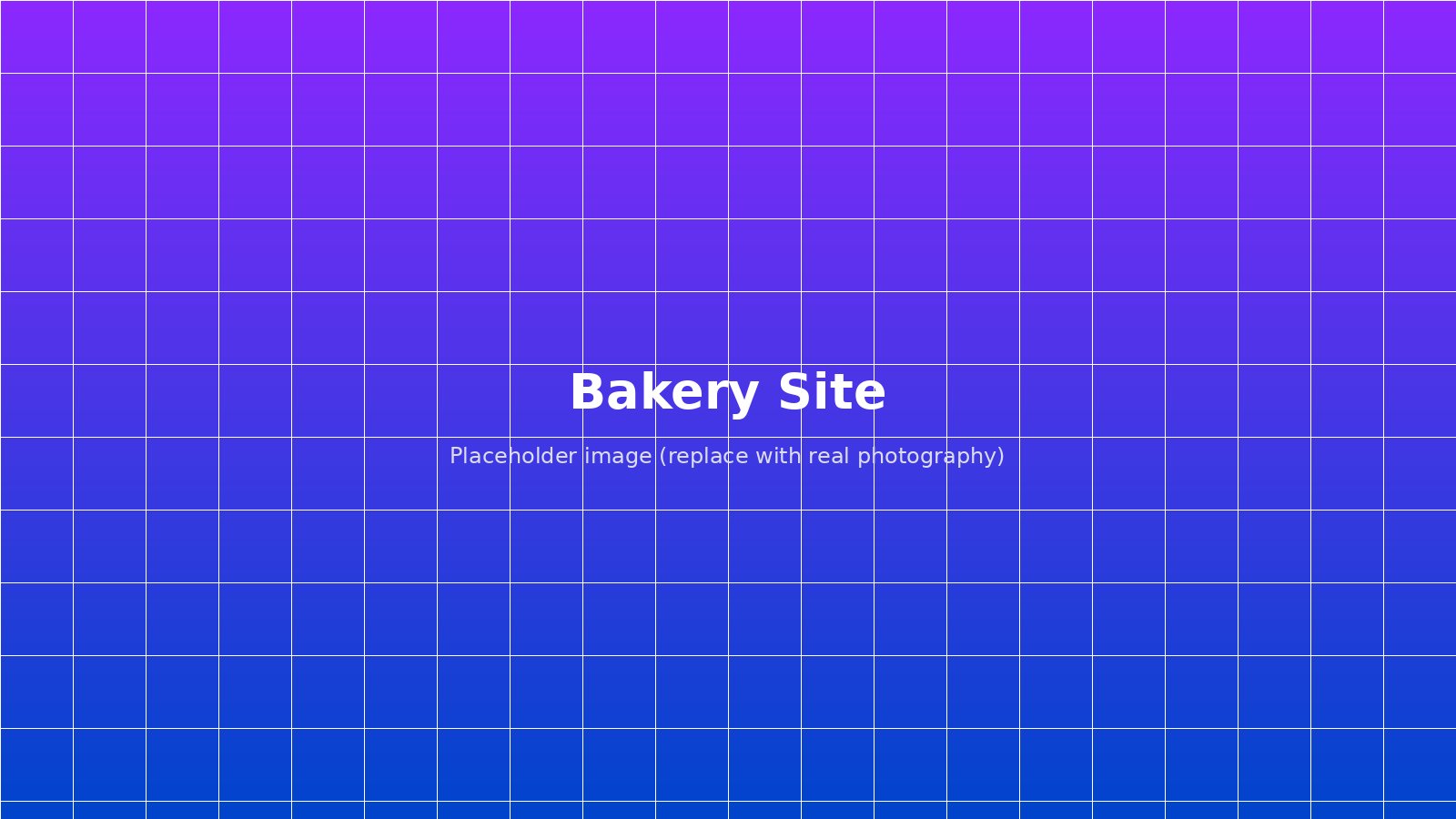Conchita's Bakery Website