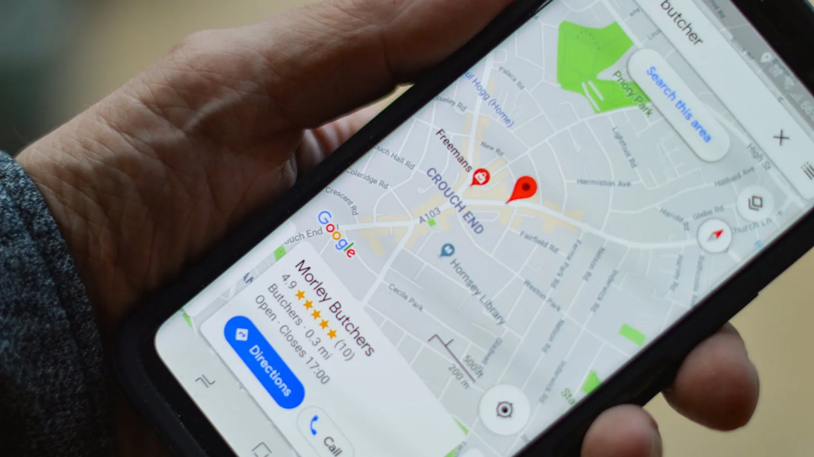 Google Maps visibility case study for an automotive shop