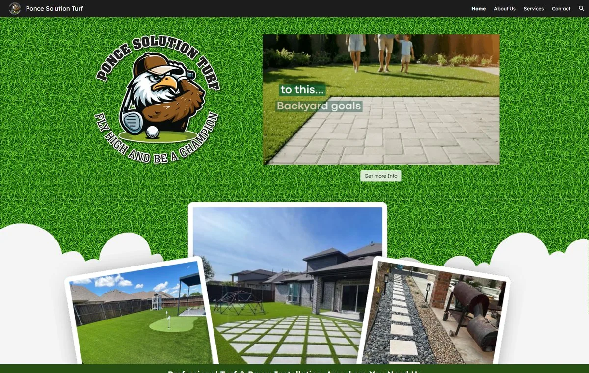 Homepage preview of Ponce Solution Turf